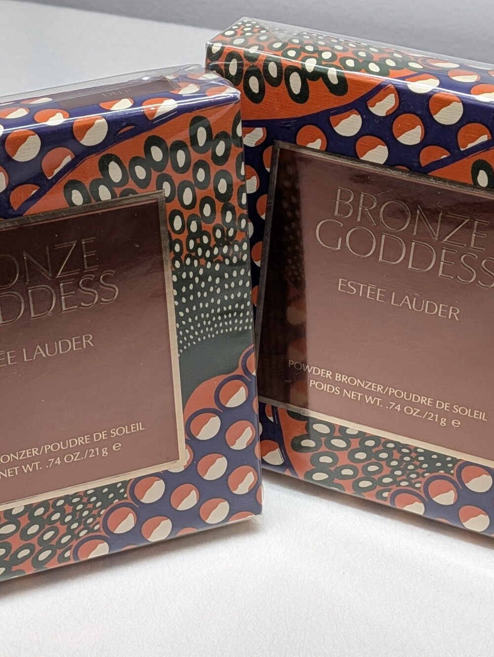Estee Lauder Bronze Goddess Powder Bronzer 04 Deep Art Deco NIB
